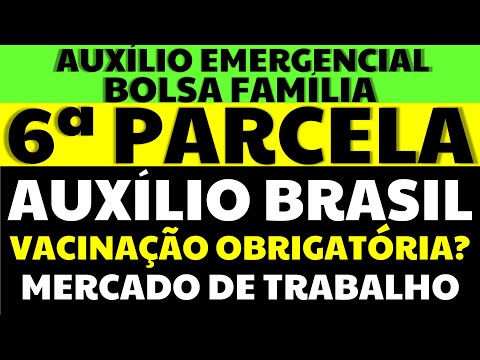 6 PARCELA AUXÍLIO EMERGENCIAL BOLSA FAMÍLIA AUXÍLIO BRASIL E JOVENS NO MERCADO DE TRABALHO