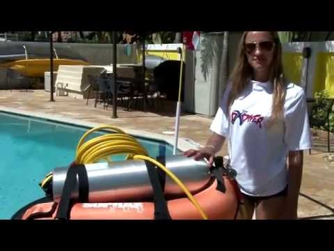 Hookah Diving with Inflatable Surface Float.