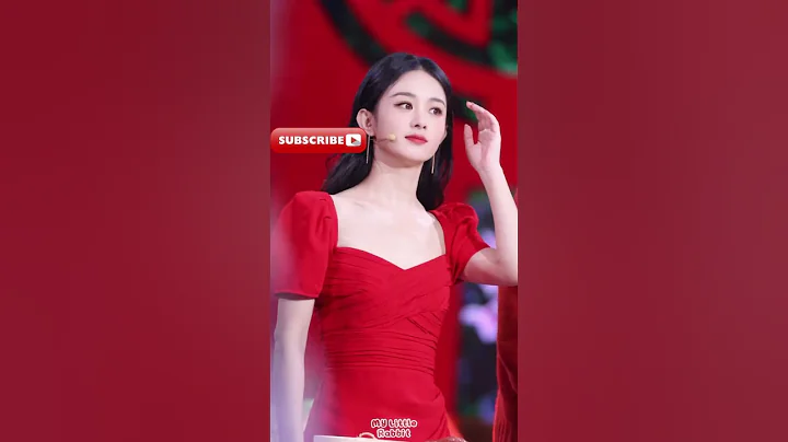 #赵丽颖 2023春晚录制路透，一身红裙步步生姿，就是美女的鞋子太不合适！ - 天天要闻