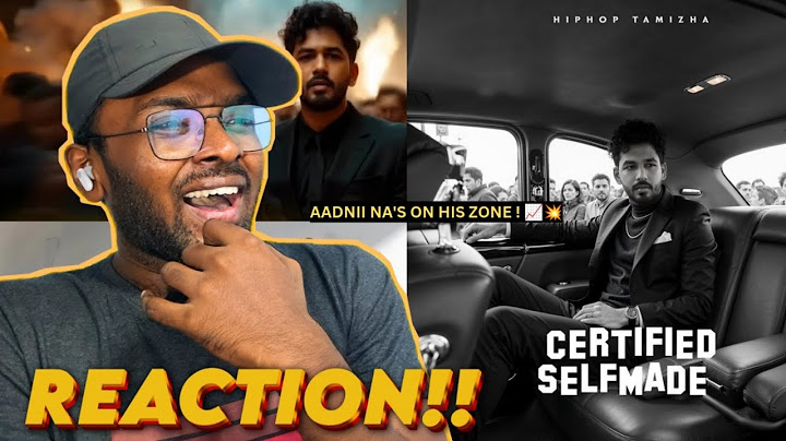 Certified Self Made Music Video | REACTION!! | Hip Hop Tamizha | Aadhi