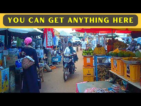 WALKING TOUR Melcom to Giddipass - Street Market in Downtown Tamale, Ghana