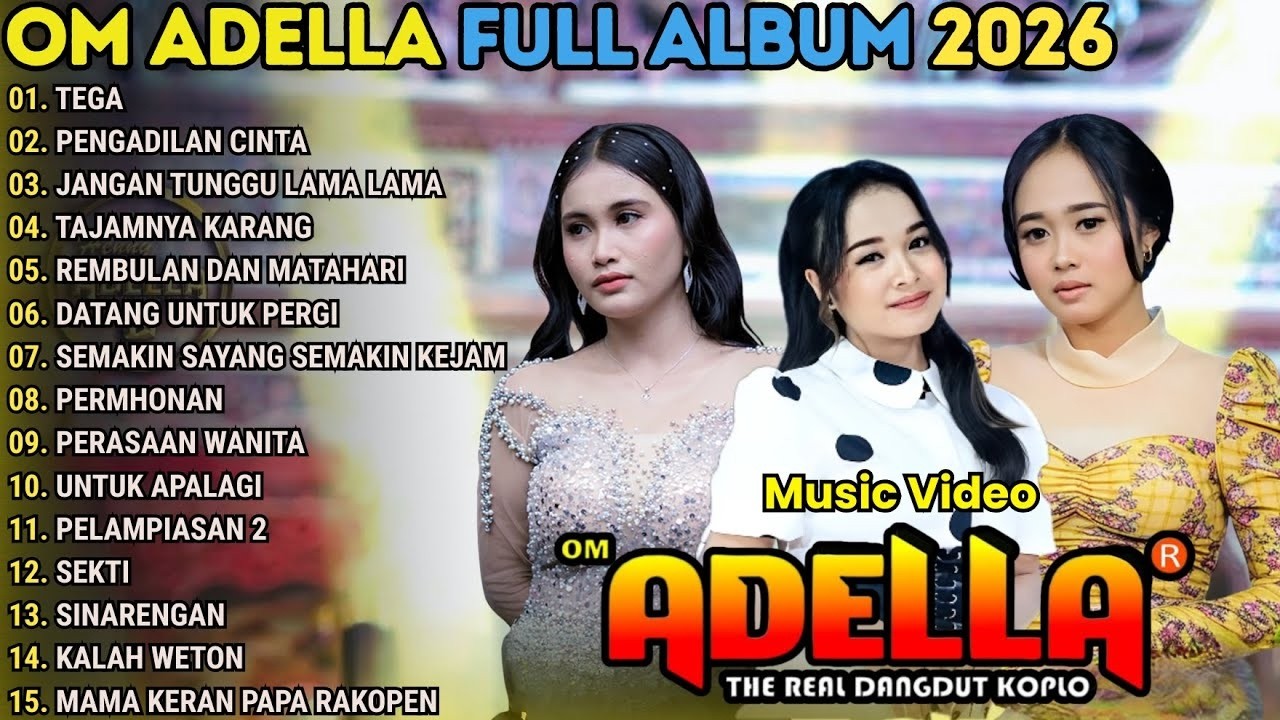 TEGA(SEMAKIN MENYALA)-PENGADILAN CINTA-JANGAN TUNGGU LAMA2_ TASYA ROSMALA_ ADELLA FULL ALBUM TERBARU