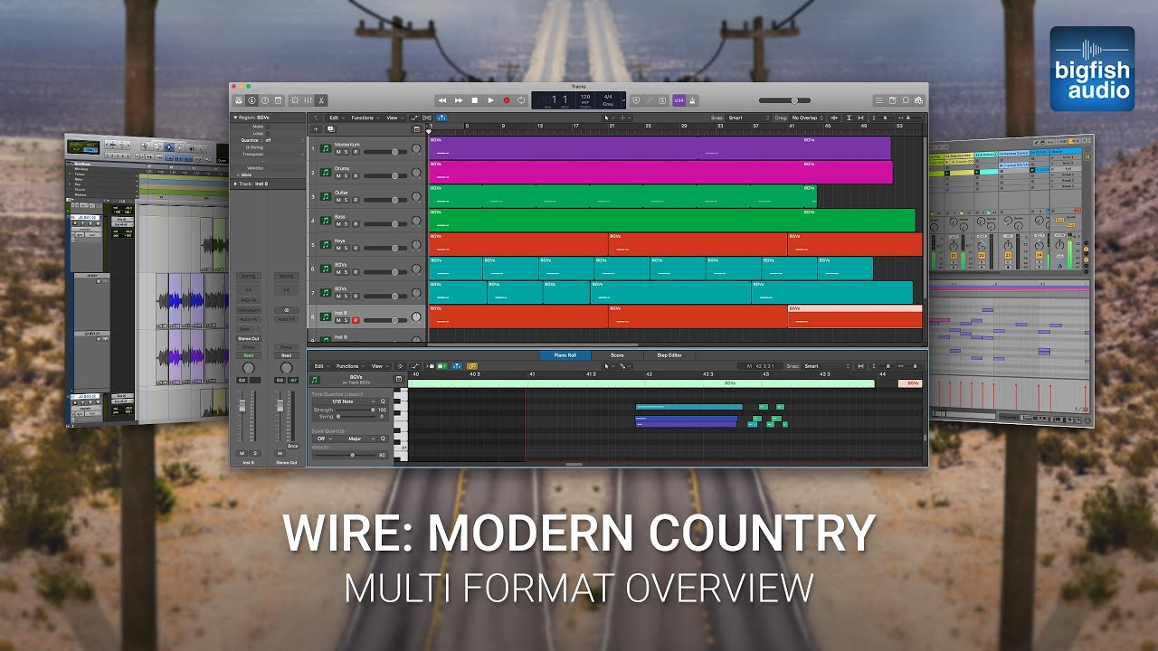 Big Fish Audio Wire Modern Country 15 Massive Construction Kits With Modern Country Energy