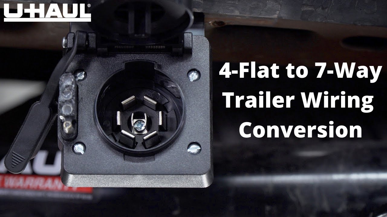 4 Flat To 7 Way Trailer Wiring Conversion Youtube