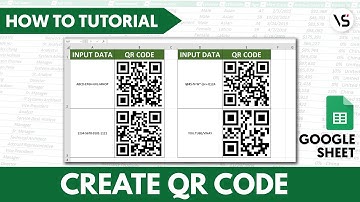 How to create QR Code in Google Sheets