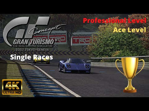 Gran Turismo Concept [4K] - Single Races + Ending Movie (2002 Tokyo-Geneva)