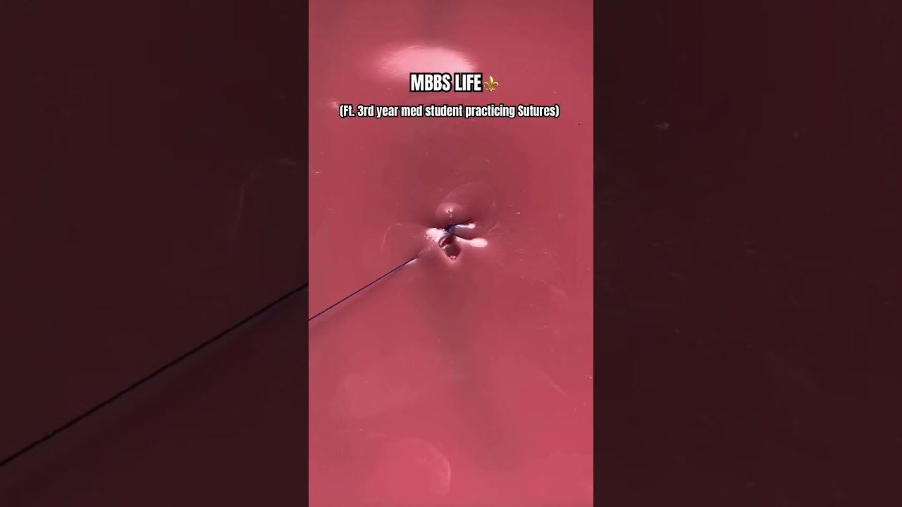 **REAL 👨‍⚕️satisfaction, Suture practice| MBBS LIFE🇷🇺