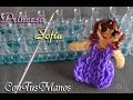 PRINCESA SOFIA/PRINCESS SOFIA DE GOMITAS CON TELAR RAINBOW LOOM (EN ESPAÑOL)