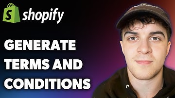 How to Generate Terms and Conditions for Shopify Online Store (Full 2025 Guide)