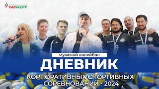 Волейбол среди мужских команд. Корпоративные спортивные соревнования.