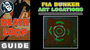 All Fia Pictogram Locations | Fristad Rock Bunker Art Puzzle | Deathloop Guide