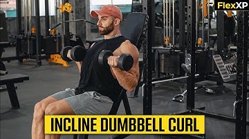 Incline Dumbbell Curl Form & Tutorial Guide (30 Seconds) - FlexXP