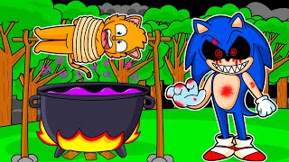 LA VENGANZA DE SONIC.EXE 😱 | ESCAPA DE SONIC.EXE O SERAS SU COMIDA EN MINECRAFT