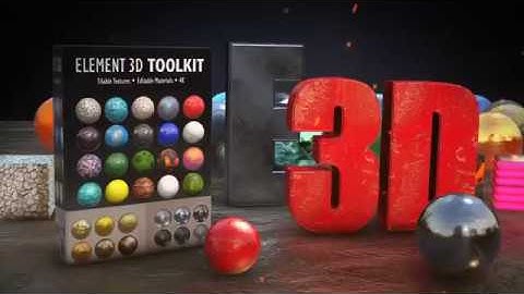 FREE Videohive Element 3D Toolkit » free after effects templates  after effects intro template