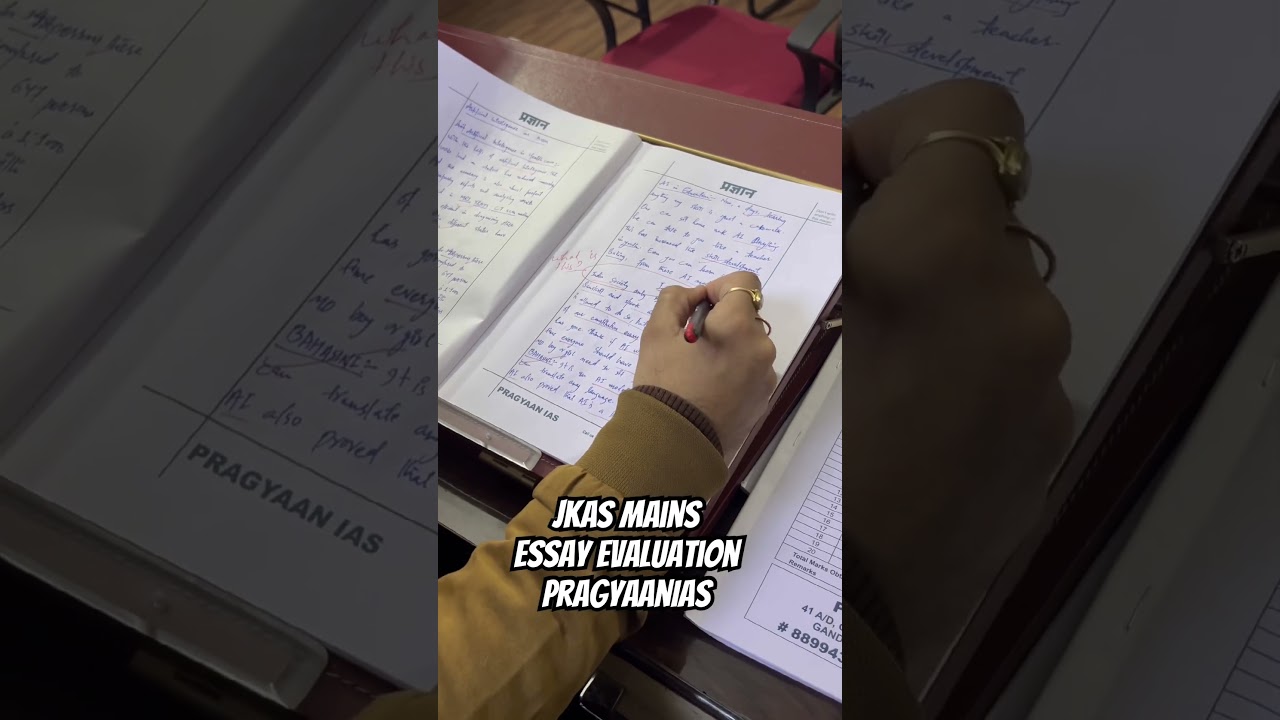 JKAS MAINS ANSWER WRITING | Test Series at PragyaanIAS 