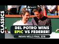 Del Potro Captures FIRST Masters 1000 Title! 🌴🏆 | Indian Wells 2018 Extended Highlights