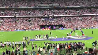 England 2 Germany 1 - Euro 2022 Final Trophy Presentation