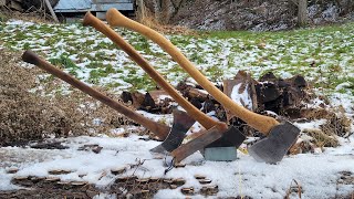 Liam Hoffman Farm axe, Council tool jersey, and Lamaca cruiser axe sharpening.