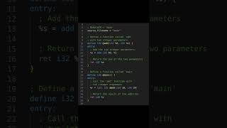 LLVM IR Functions: How to Define, Declare and Call Them