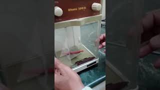 Loss of mass test on Tubular sample as per IS 10810 part 10 (1st Video)