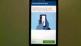 UserTesting - Mobile Recorder - Android Soft Button Tutorial screenshot 1