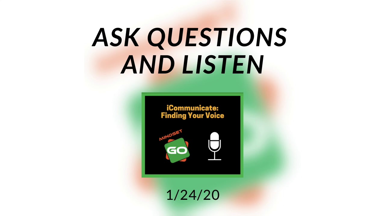 Ask Questions and Listen - YouTube