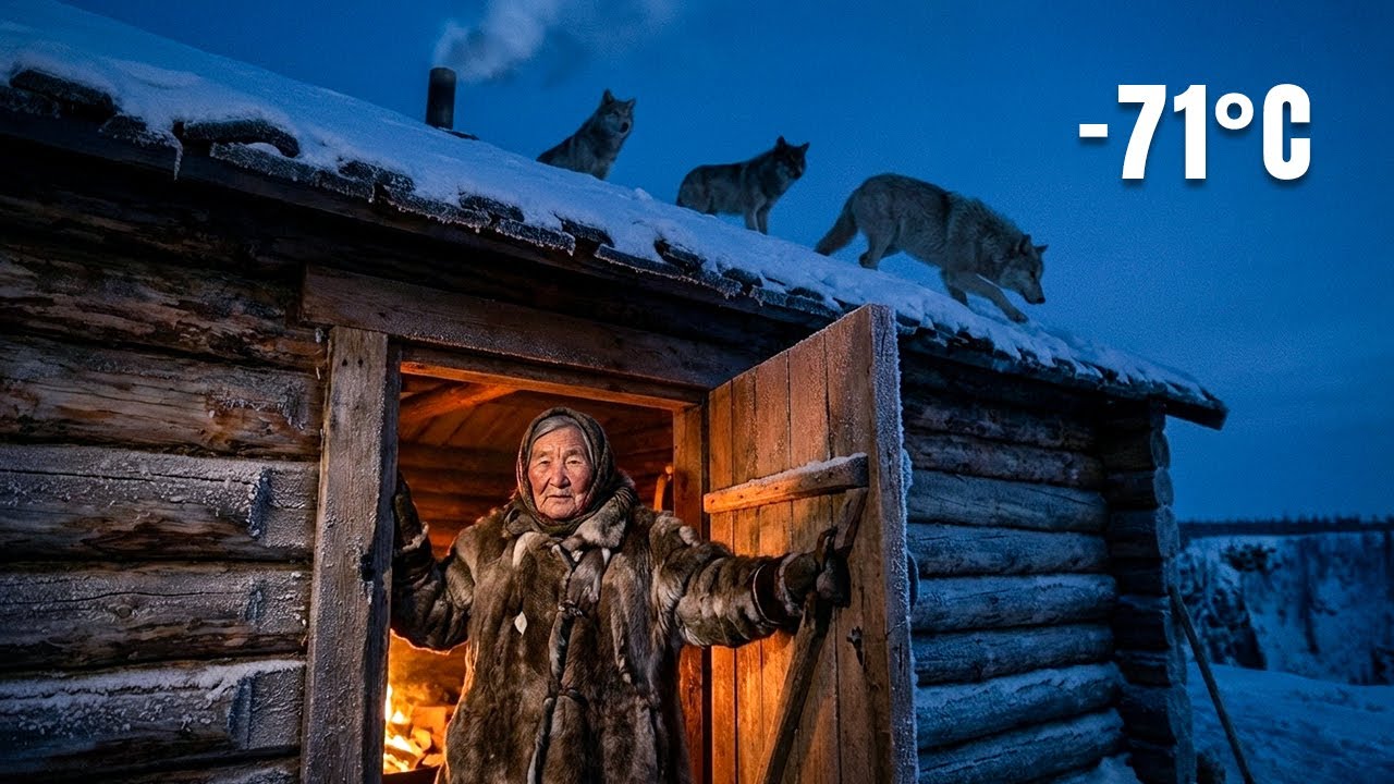 88 Year Old Grandmother vs Wolves on Snowy Ridge at -71°C