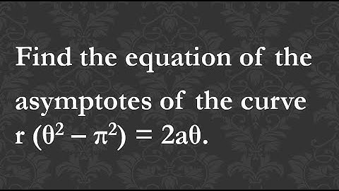 Differential Calculus | asymptotes | Problem | Tamil