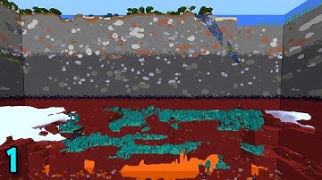 Minecraft But The Nether Is Below The Overworld