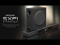 Creative sxfi carrier  dolby atmos speaker system soundbar with super xfi headphone holography