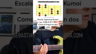 Escala Japonesa KUMOI | Consejos en 1 minuto ⏱ para Guitarristas 🎸 #16 #short #shorts