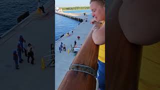 Carnival Glory in Cozumel Mexico March 10th, 2023. Pier runners or pier stumblers!?