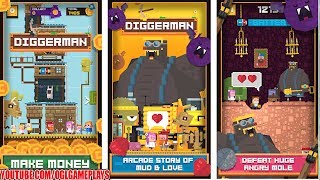 Diggerman - Arcade Gold Mining Simulator Gameplay (Android iOS) screenshot 1