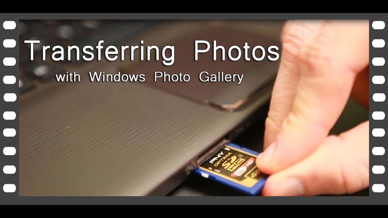 Transferring(copying) Photos from Camera to Computer - YouTube