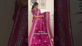 Code Esc119 Rs.820 Ffletrends Dola Silk Saree