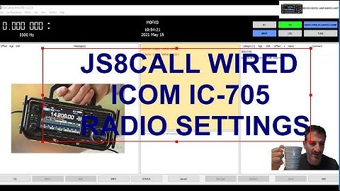 JS8CALL -USB CONECTION TO ICOM IC 705