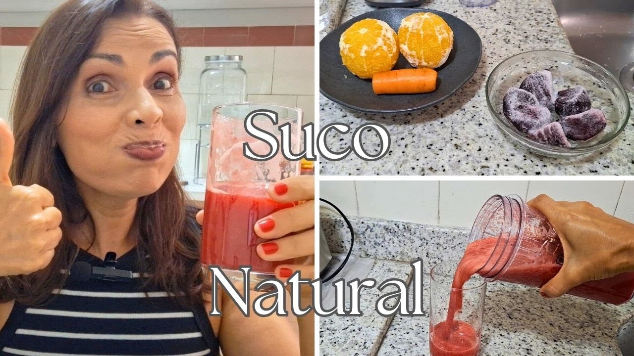 Suco de BETERRABA, CENOURA e LARANJA | Suco no LIQUIDIFICADOR | Freestyle Black Decker