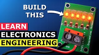 Design and Build a PCB  SMD LED Learn electronics engineering