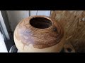 Woodturning  ash wood vessel