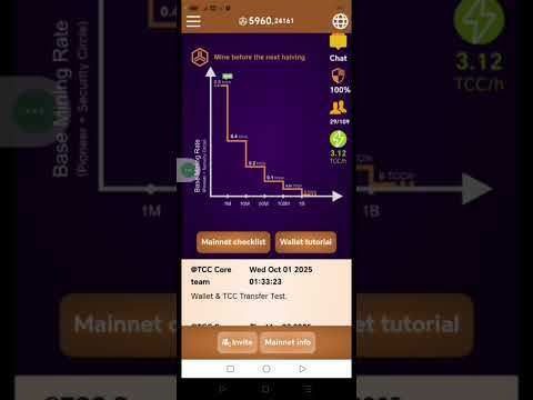 عملة Tcc Network تعدين مجاني عبر الهاتف شبة باي نتورك استغلو فرصة رابط عملة مع كود اسفل فديو