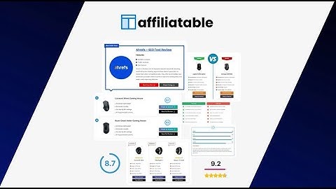 Affiliatable io Appsumo Deal: Create stunning comparison tables and product boxes that convert