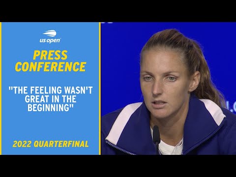 Karolina pliskova press conference | 2022 us open quarterfinal