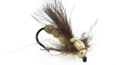 Fly tying "Foam Caddis" Dry fly (Step-by-step tutorial)