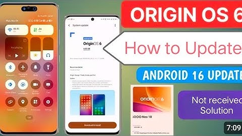 iQOO Neo 10 Origin OS Update 6  Delayed ? Fixes and Solutions Inside! 
