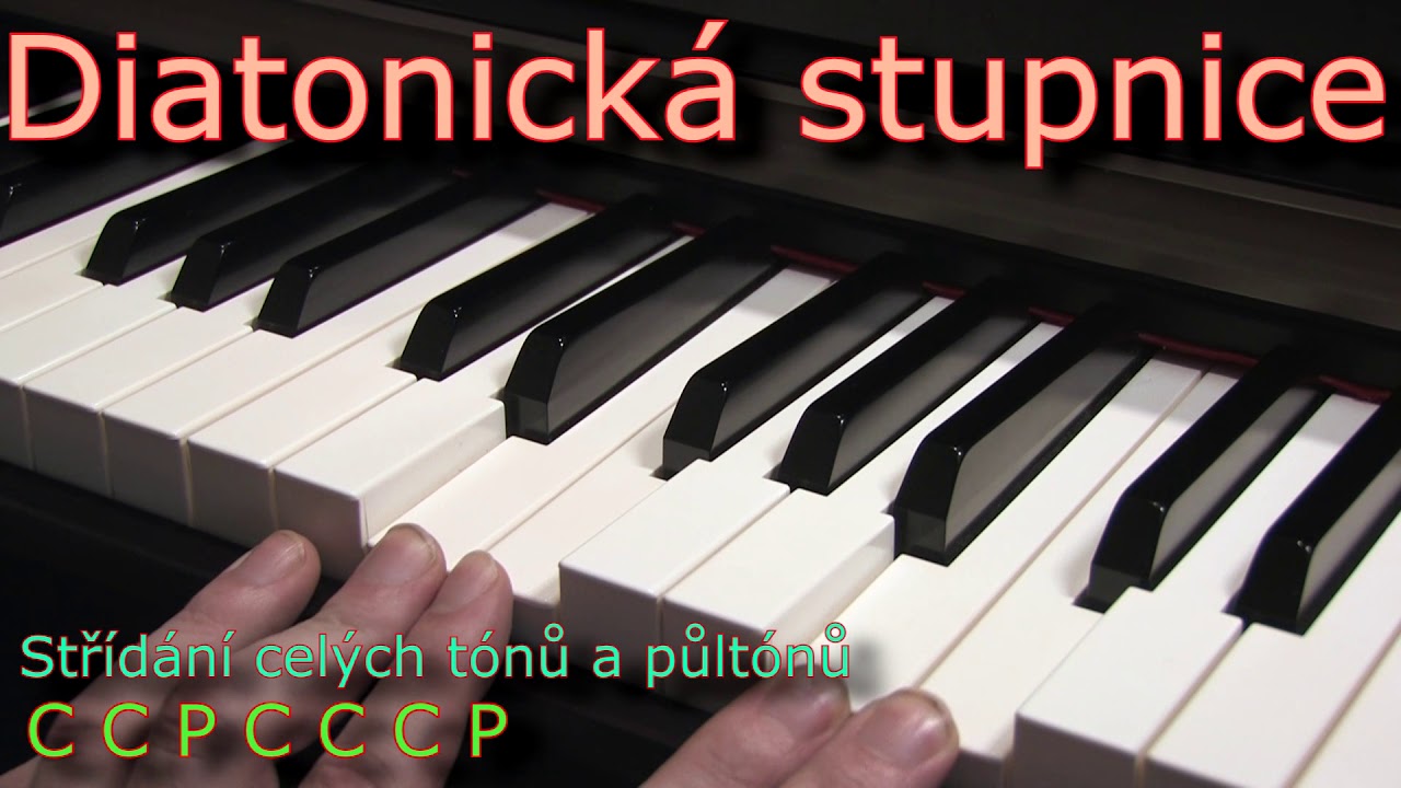 Základy hudební harmonie -- Diatonika, diatonická stupnice.