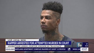 Blueface, rapper arrested on attempted murder charge, appears in court