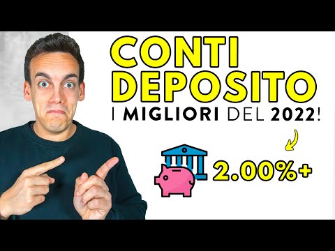 I Migliori CONTI DEPOSITO del 2022!