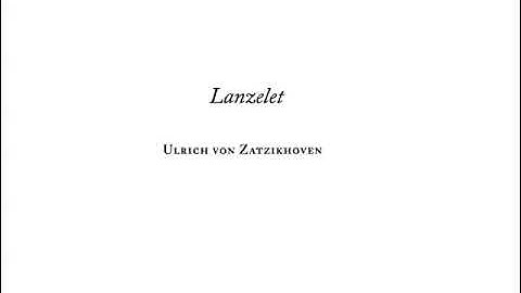 Lanzelet by Ulrich von Zatzikhoven