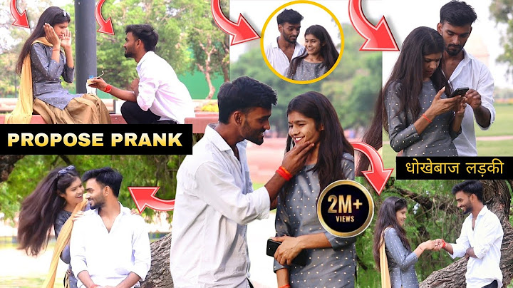 PROPOSE PRANK ON PARI 🤭 PRANK GONE ROMANTIC EMOTIONAL 😔@Ladlaprank7