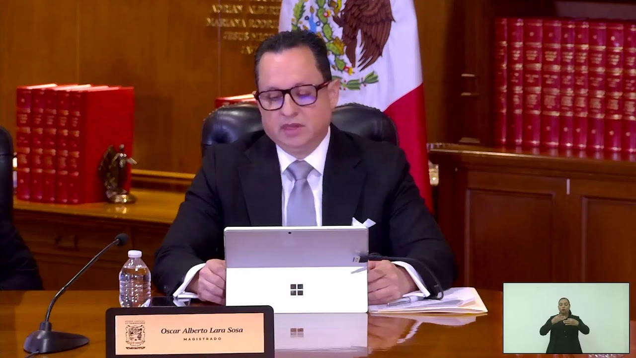 Sesión de Pleno del Supremo Tribunal del Estado